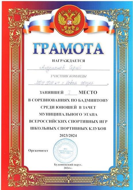 Муниципальный уровень.