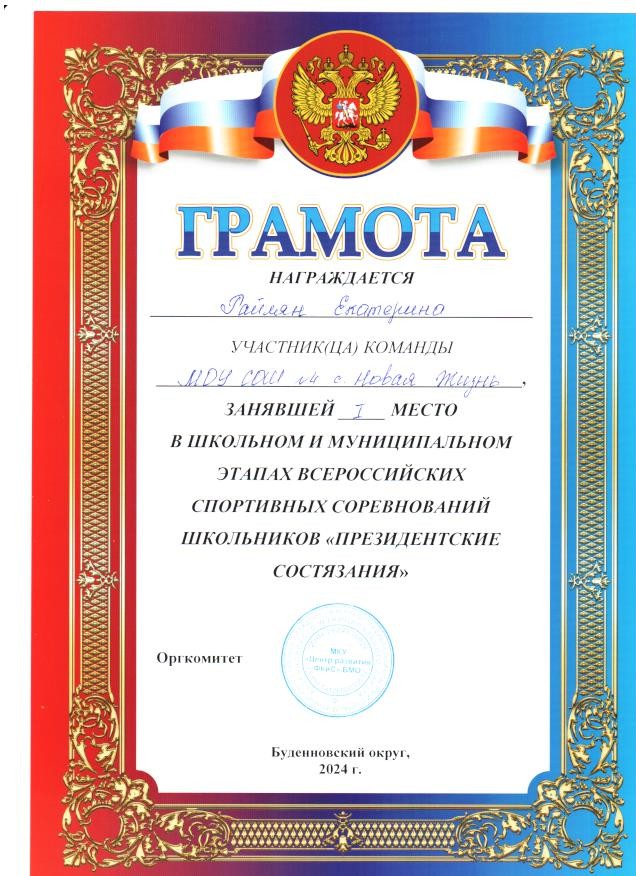 Муниципальный уровень.