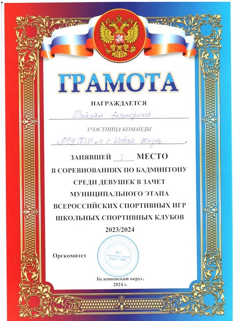 Муниципальный уровень.